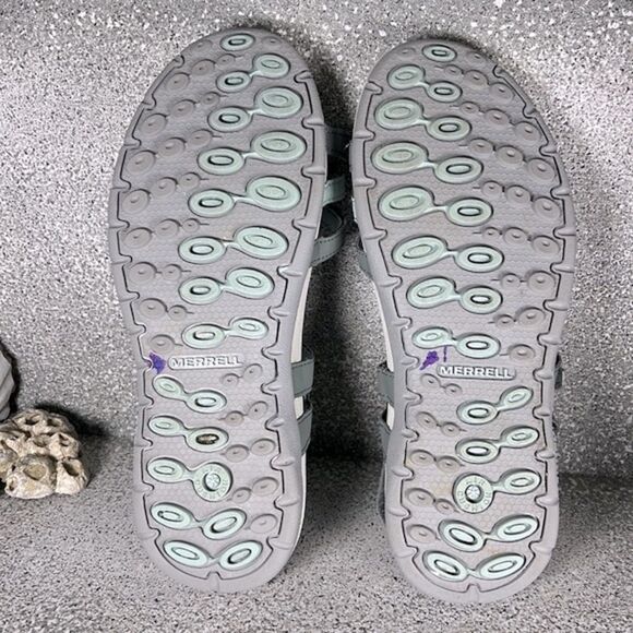 Merrell Sedona Blue Surf Outdoor Hiking Camping Sandals Shoes Size 7 - Picture 3 of 8